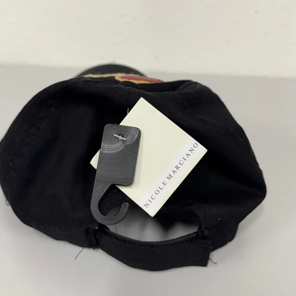 Nicole Marciano‎ Sequin Baseball Cap Love Lips Adjustable Hat